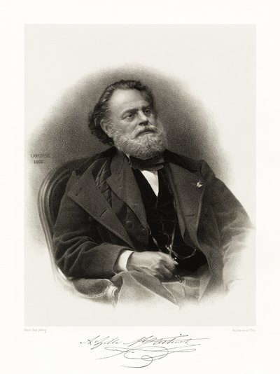 Louis Achille Martinet, 1865-66 da Jean Baptiste Adolphe Lafosse